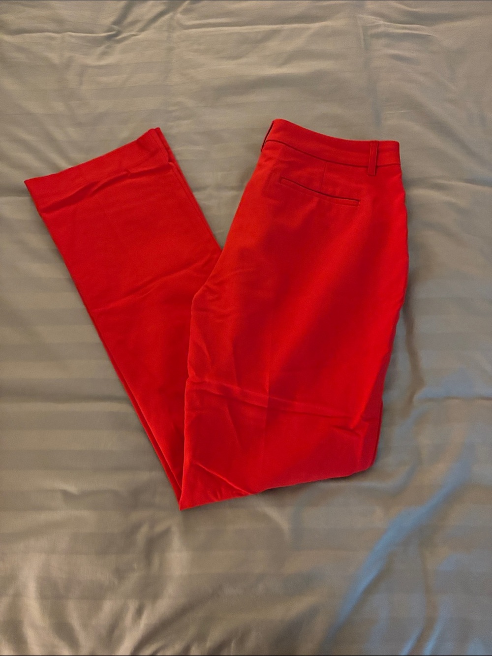 Express Red Boot-Cut Dress Pants - Picture 3 of 5